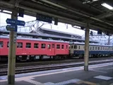 糸魚川駅のキハ52-125とキハ52-156